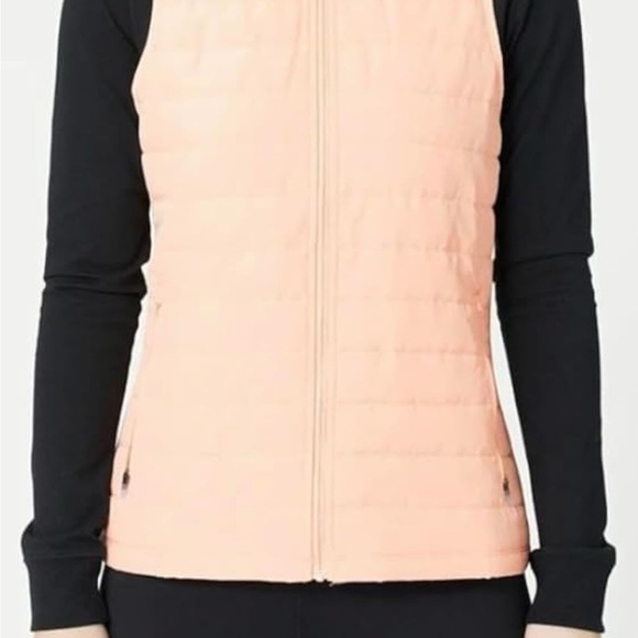 Nike Running Women’s Puffer Vest - M - Peach Pink - New with Tags - Picture 4 of 9